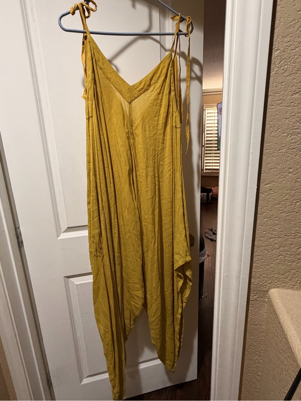 Free People Yellow Jumpsuit Size xs